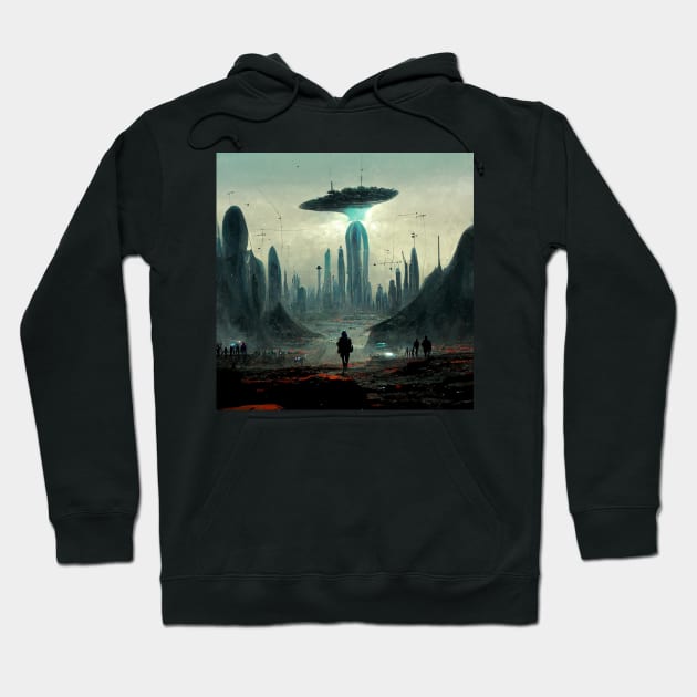 A human invasion to a planet far far away - 01 Hoodie by Invisibleman17